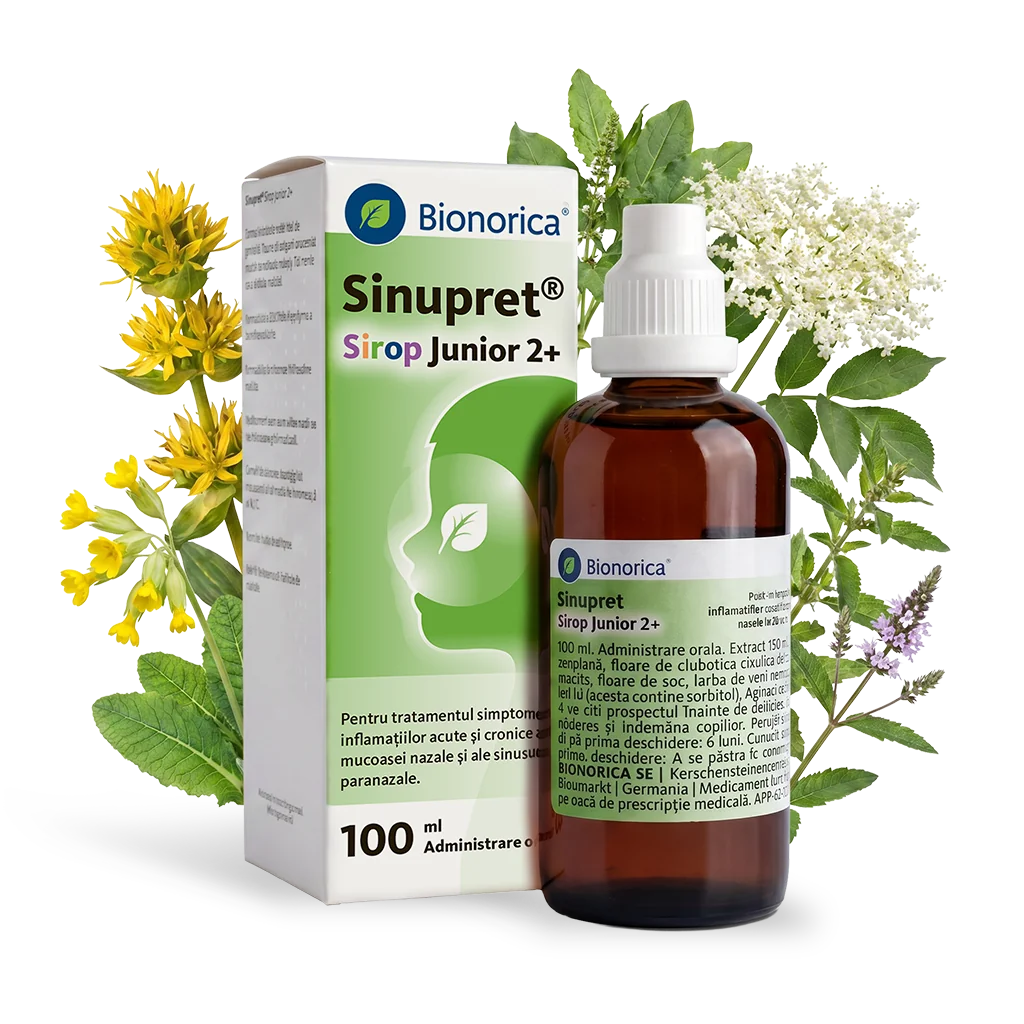 Sinupret Sirop Junior 2+, 100ml, Bionorica