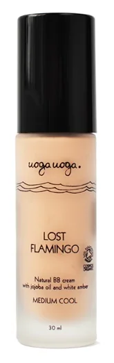 Crema BB cu ulei de jojoba si chihlimbar alb Bio Lost Flamingo, 30ml, Uoga Uoga