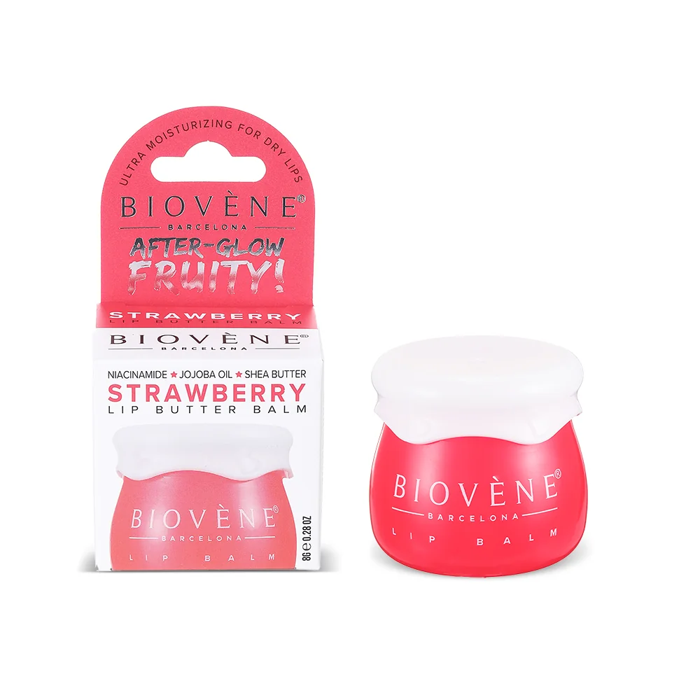 Balsam ultra hidratant pentru buze uscate si crapate After-Glow Fruity!, 8g, Biovene