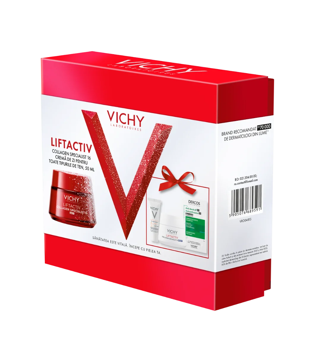 Pachet Liftactiv Collagen 16 de zi, Vichy