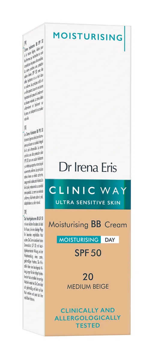 BB Crema colorata Medium Beige SPF50 Clinic Way, 30ml, Dr. Irena Eris