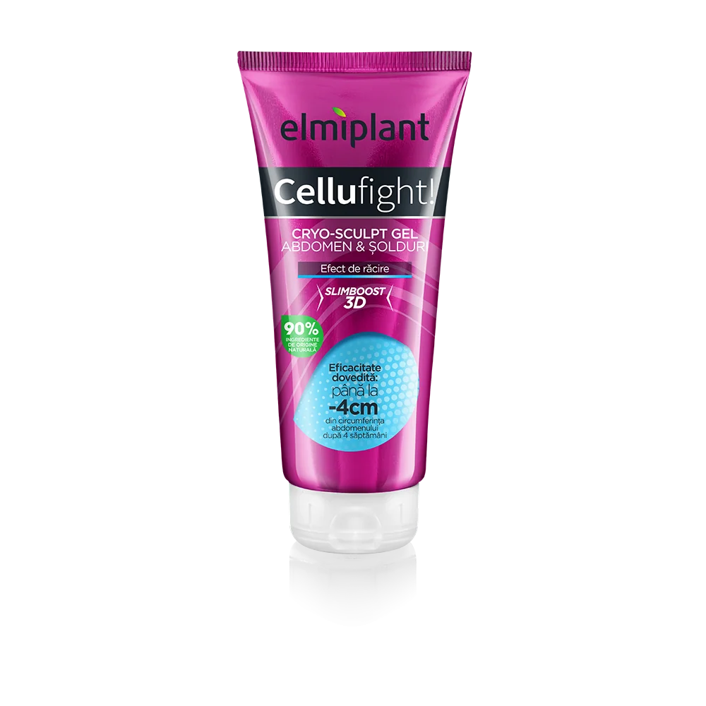 Gel pentru abdomen și solduri Cellufight Cryo-thermal , 200 ml, Elmiplant