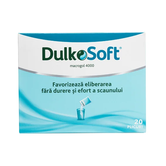 Pulbere pentru solutie orala Dulkosoft, 10g x 20plicuri, Sanofi