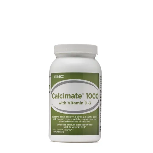 Calciu cu Vitamina D3, 120 tablete, GNC