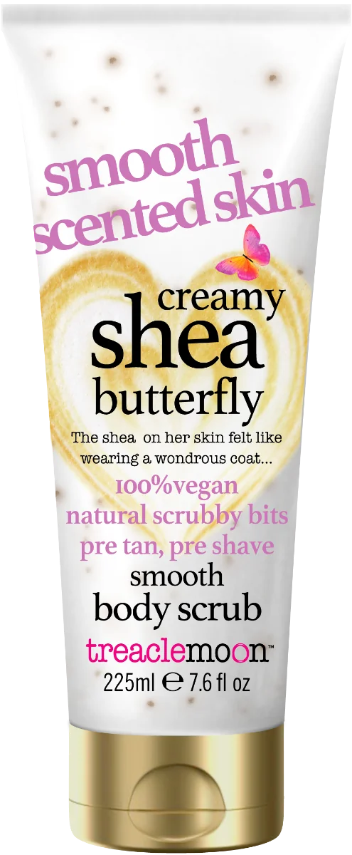Exfoliant pentru corp Shea Butterfly, 225ml, Treaclemoon