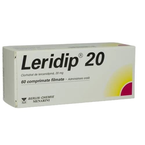 Leridip 20 mg, 60 comprimate filmate, Berlin-Chemie Ag