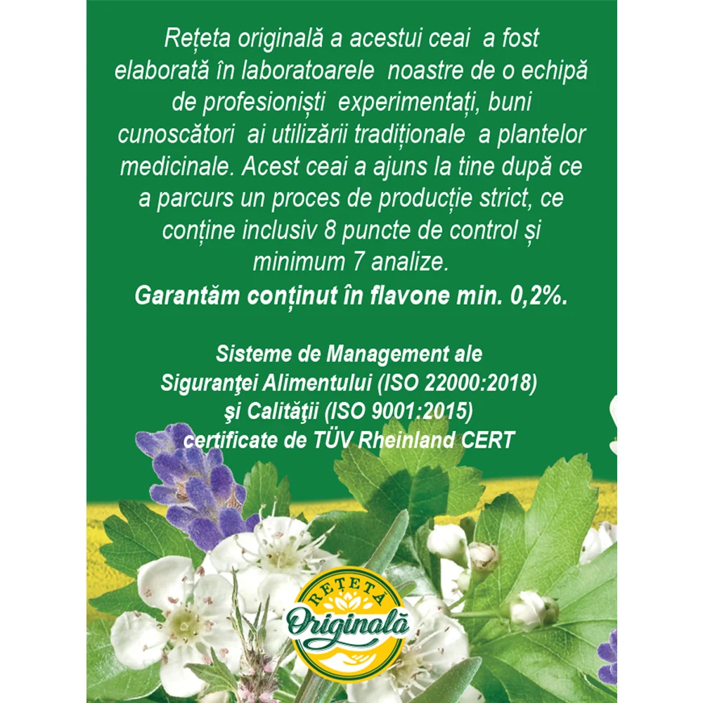 Ceai Calmocard C23, 20 plicuri, Fares