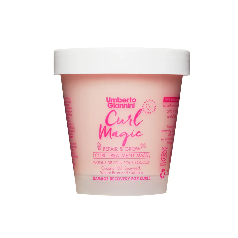 Masca pentru repararea si cresterea parului cret Curl Repair, 210ml, Umberto Giannini
