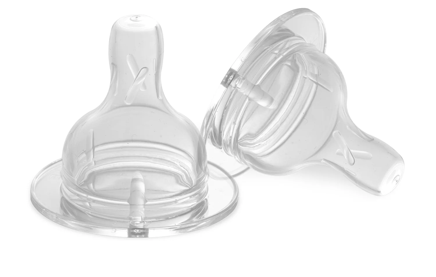 Set tetine silicon marime S 0-3 luni, 2 bucati, PUR