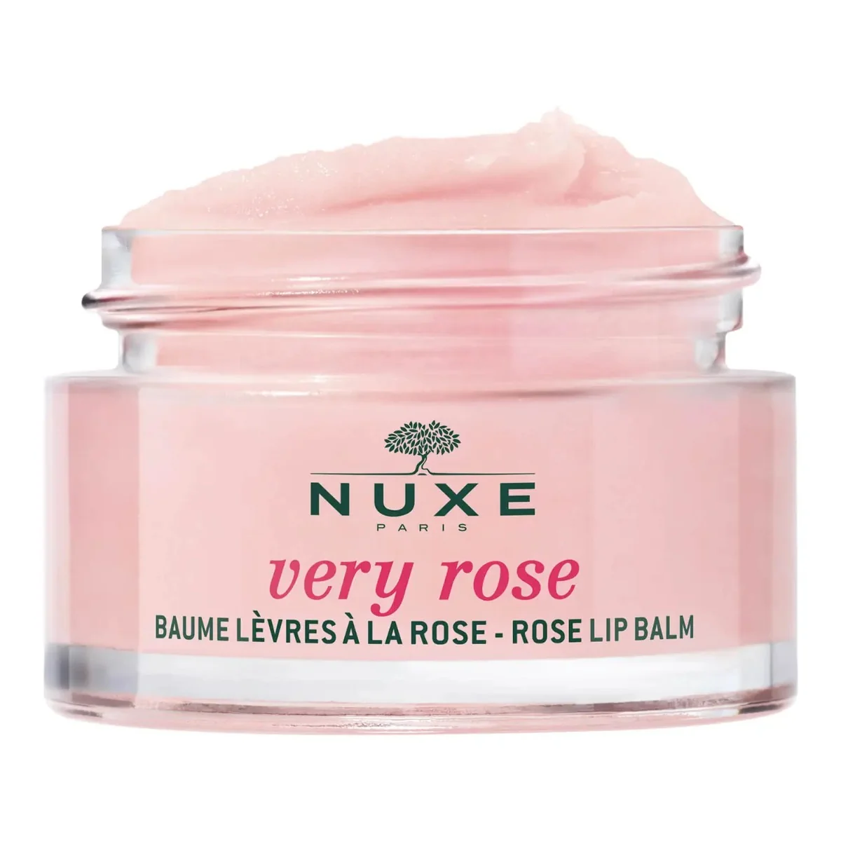 Balsam hidratant pentru buze uscate cu ulei de trandafir, 15g, Nuxe