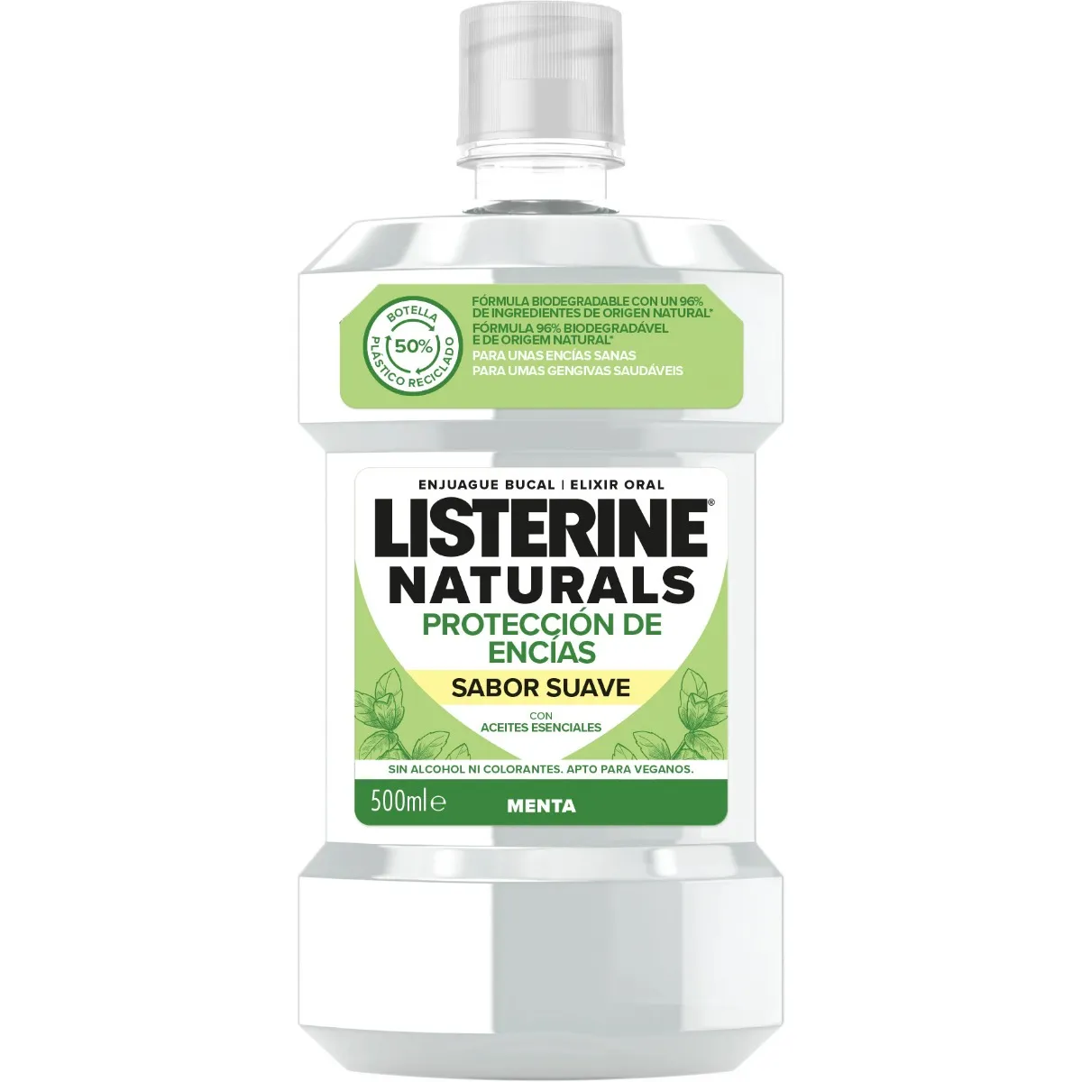 Apa de gura protectie pentru gingii Naturals, 500ml, Listerine