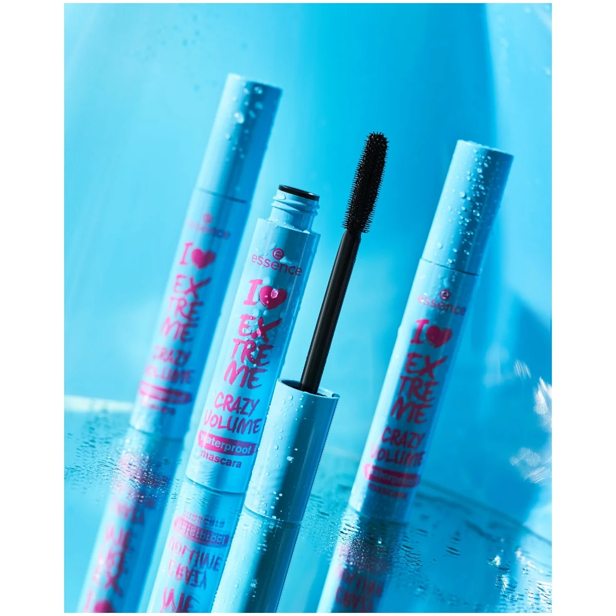 Mascara rezistenta la apa I Love Extreme Crazy Volume, 12ml, Essence
