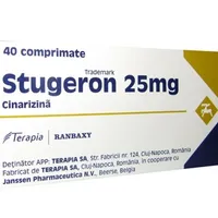 Stugeron 25mg, 40 comprimate, Terapia
