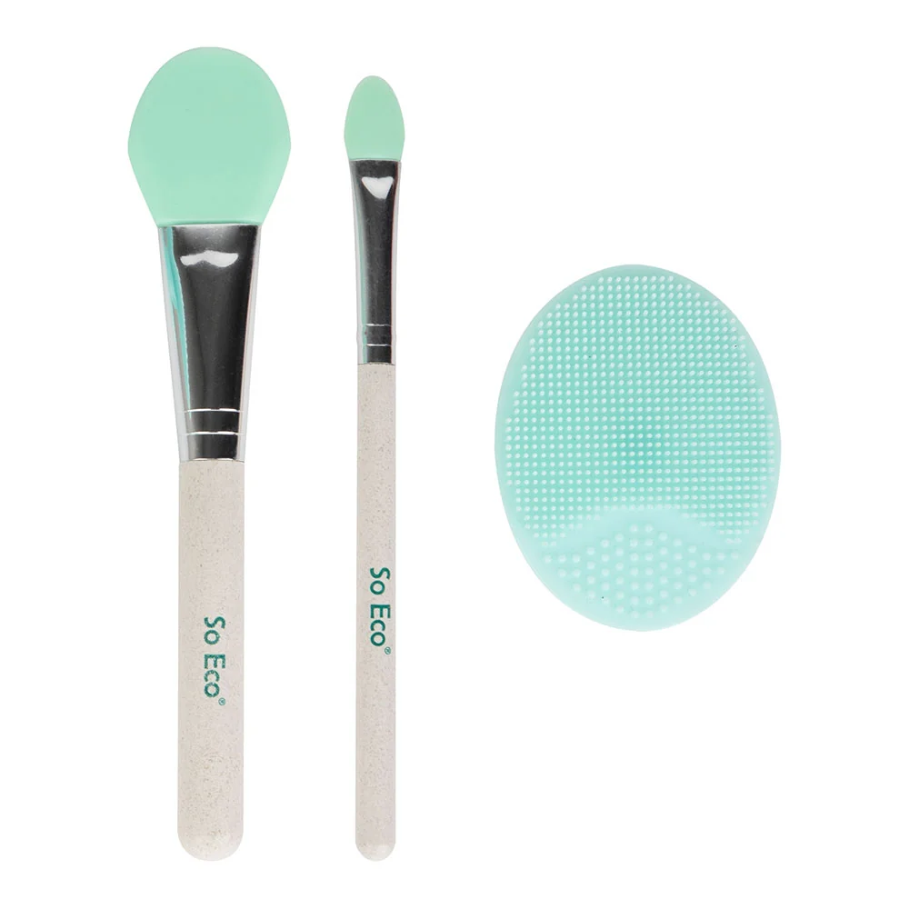 Set 3 accesorii pentru exfolierea si curatarea mastilor faciale, 1 bucata, So Eco 