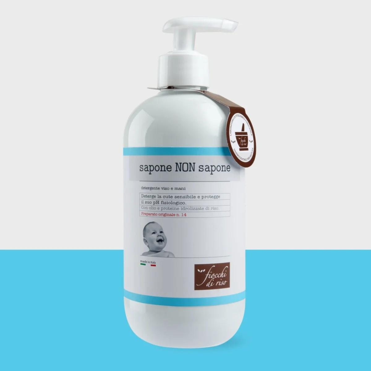 Gel de curatare pentru fata si maini 0 luni+, 400ml, Fiocchi di Riso