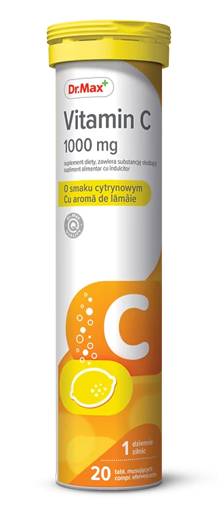 Dr. Max Vitamina C 1000mg, 20 comprimate efervescente