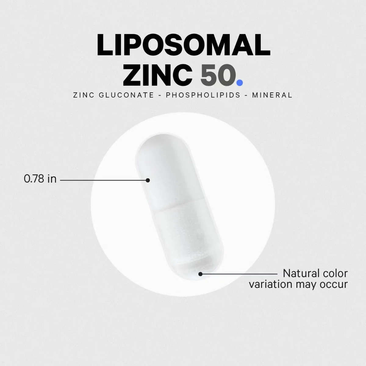 Zinc liposomal 50+, 100 capsule, Codeage