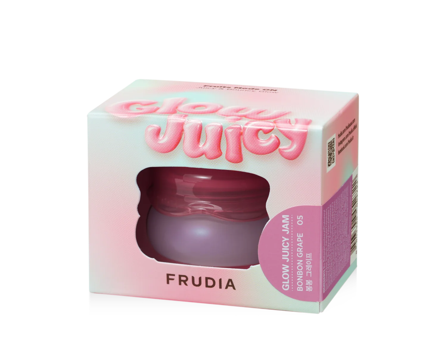 Balsam de buze glow juicy jam 05 Bonbon grape, 4.5g, Frudia