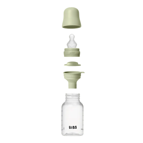 Set complet biberon anticolici din silicon PP fara BPA Sage, 150ml, Bibs