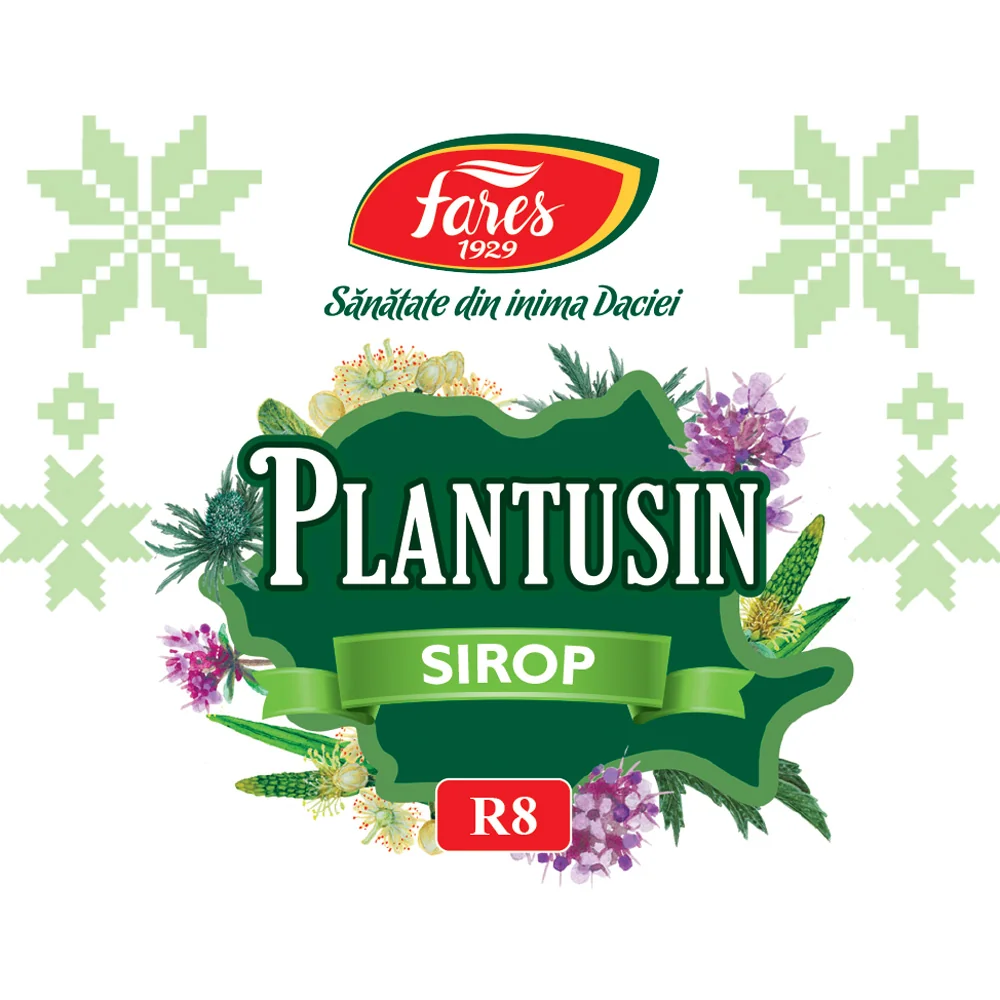 Sirop Plantusin, 250ml, Fares