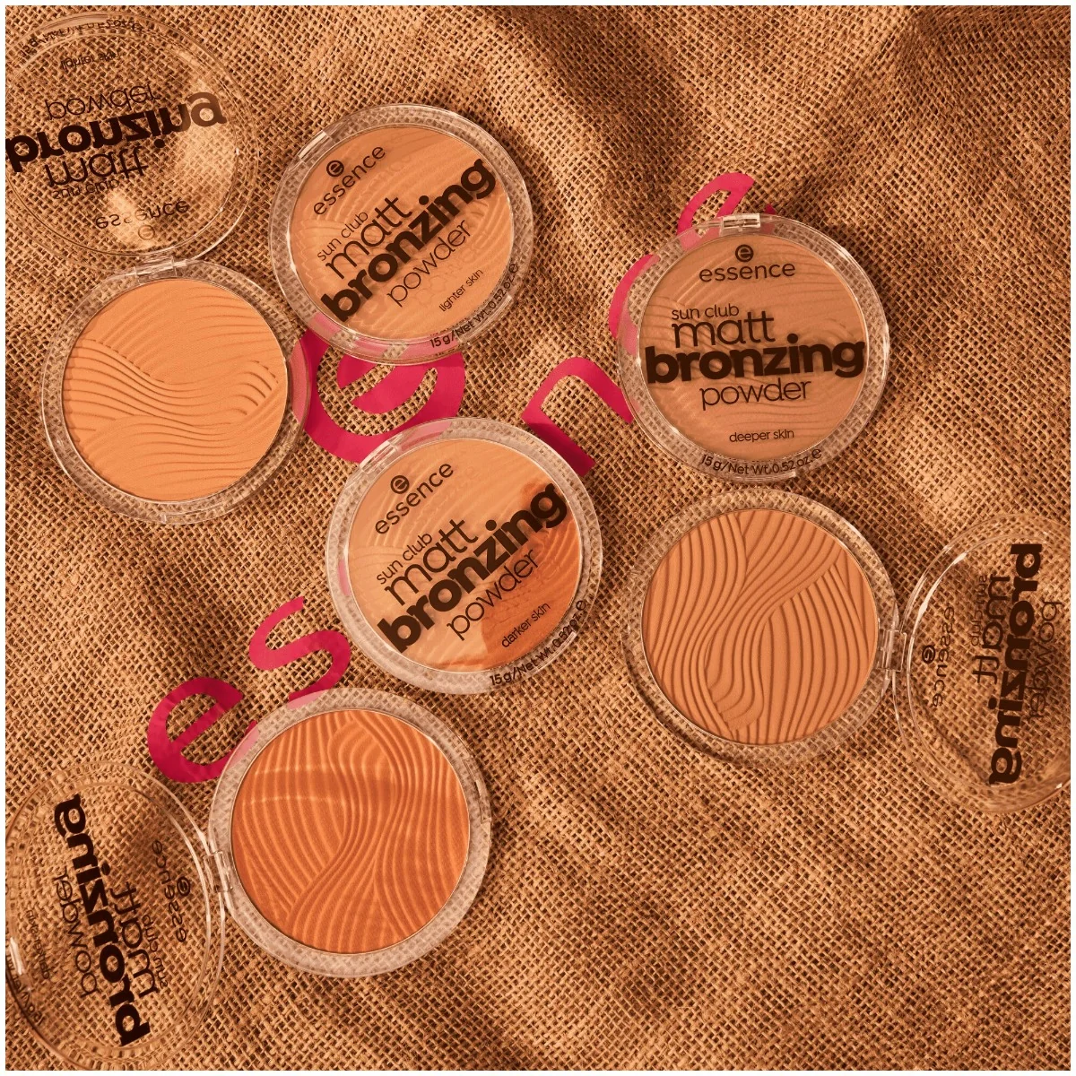 Pudra bronzanta mata Sun Club Matt Bronzing 02 - Sunny, 15 g, Essence