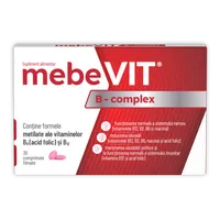 Mebevit B Complex, 30 comprimate filmate, Zdrovit