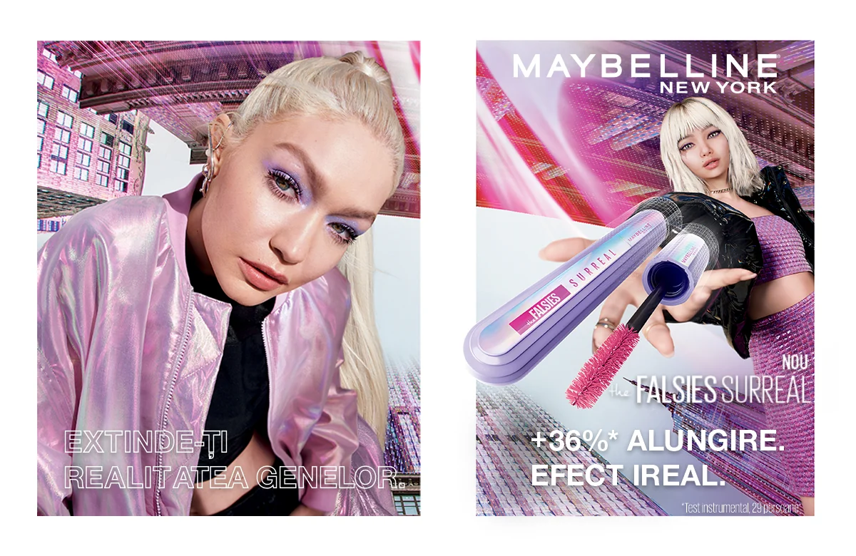 Maybelline - Extinde-ti realitatea genelor Maybelline - Extinde-ti realitatea genelor
