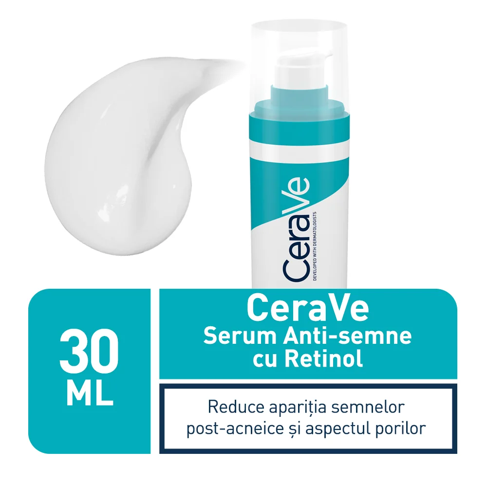 Ser anti-semne cu retinol pentru ten cu tendinta acneica, 30ml, CeraVe
