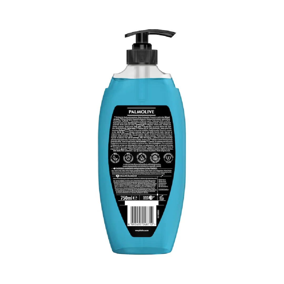 Gel de dus cu pompita Men Sport, 750ml, Palmolive