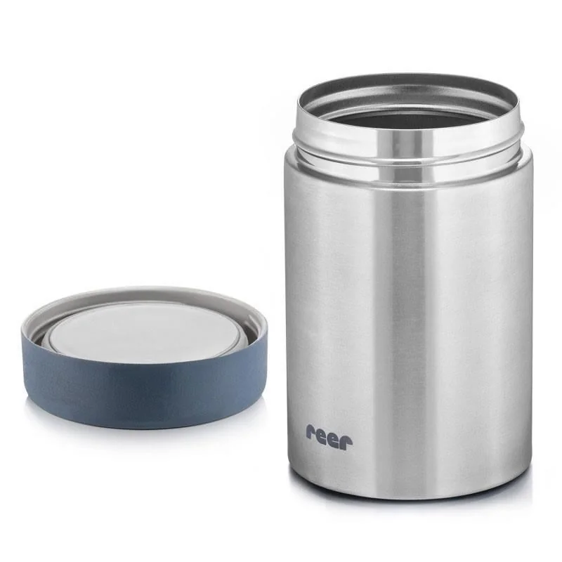 Cutie termica pentru mancare bebelusi din otel inoxidabil pur vidat 90408, 300ml, Reer