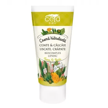Crema hidratanta pentru coate si calcaie uscate si crapate, 50ml, Ceta Sibiu