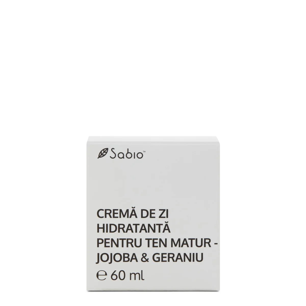 Crema de zi intens hidratanta pentru ten matur, 60ml, Sabio