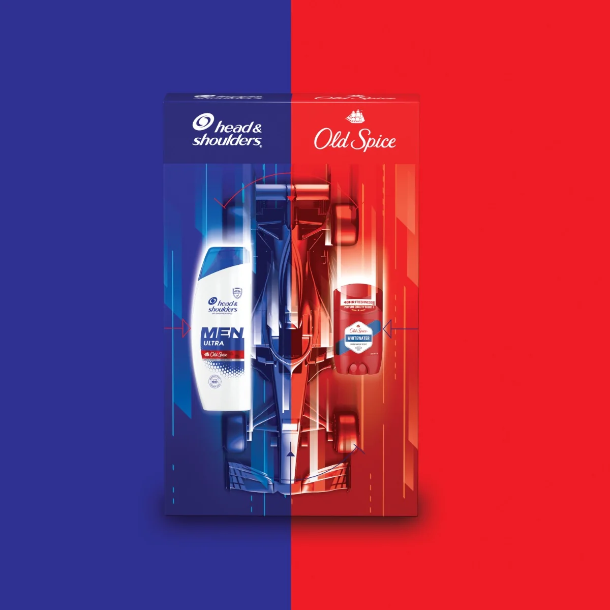 Set Sampon antimatreata Head&Shoulders 330ml + Deodorant stick Old Spice Whitewater 50ml, Old Spice