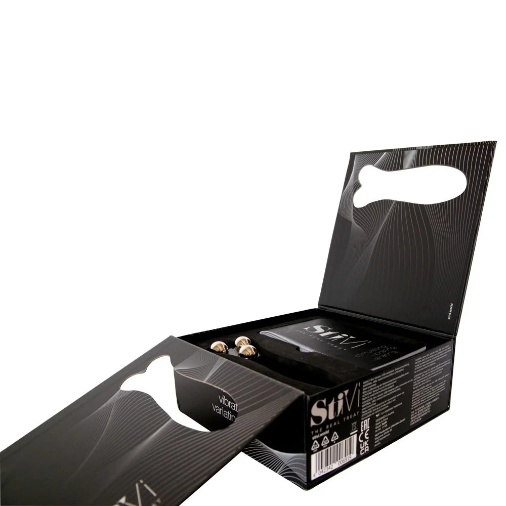 Vibrator negru Stivi The Real Treat, 1 bucata, Hot