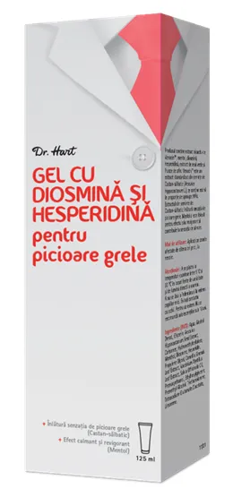 Dr.Hart Gel cu diosmina si hesperidina, 125ml