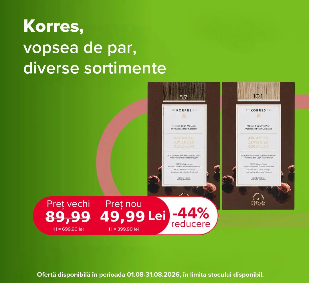 Korres Vopsea de par