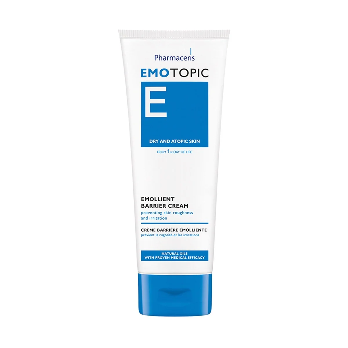 Crema emolienta pentru fata si corp pentru ten atopic foarte uscat Dry and Atopic E, 75ml, Pharmaceris