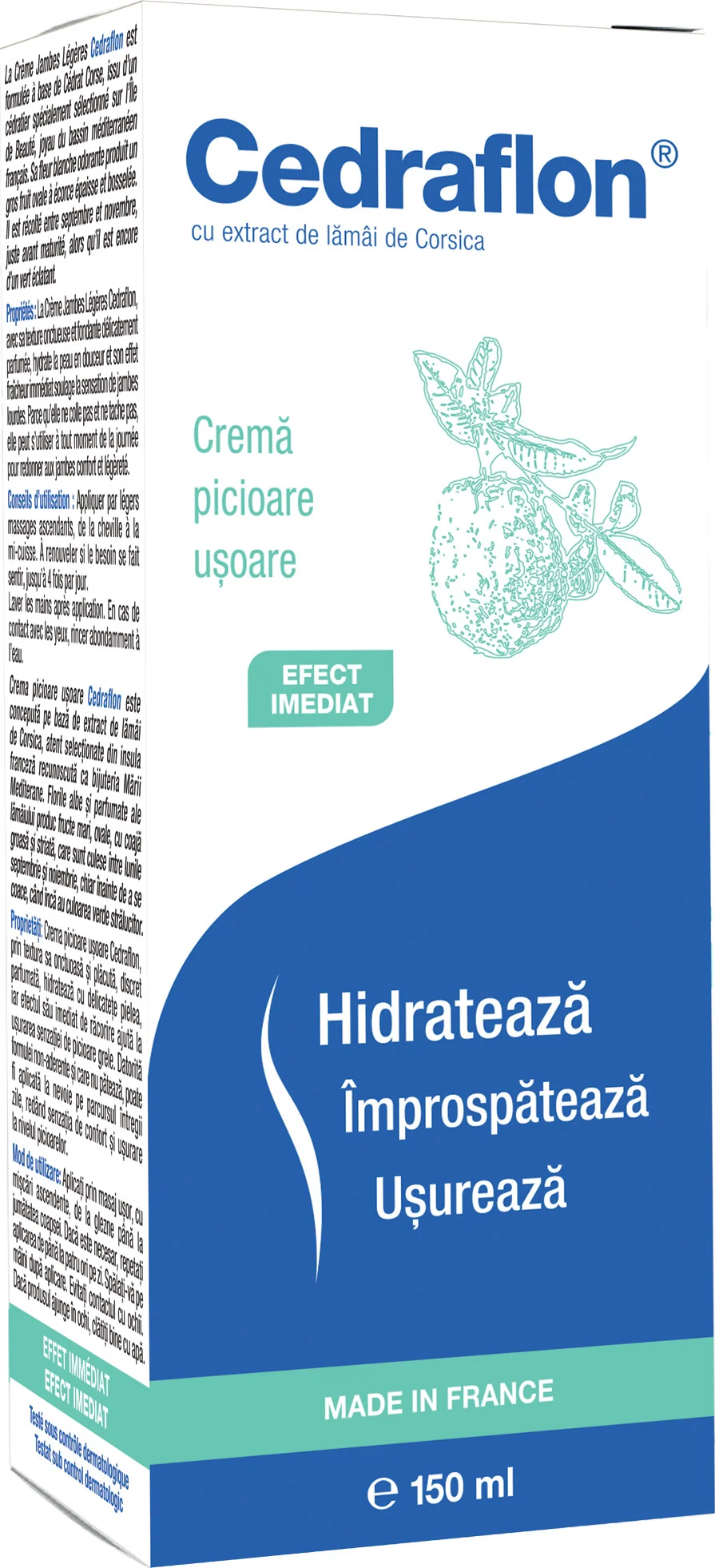 Crema pentru picioare Cedraflon, 150 ml, Servier Healthcare
