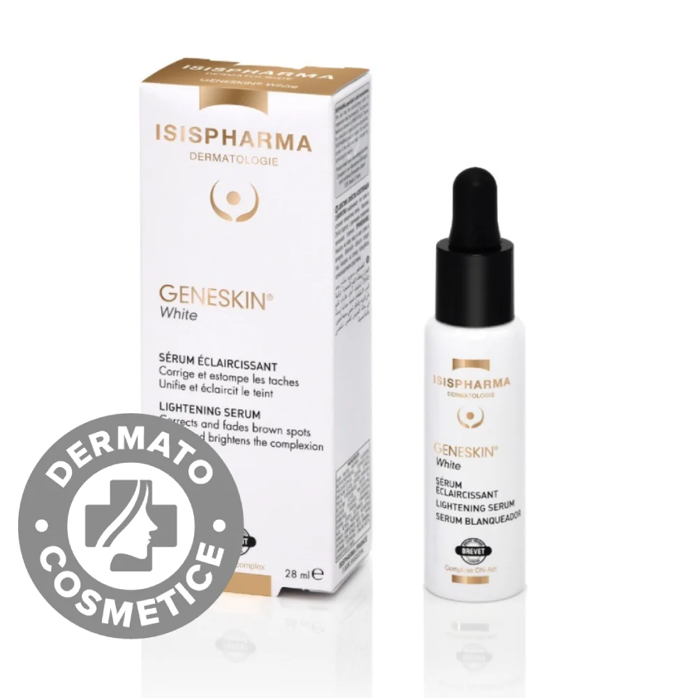 Ser depigmentant pentru luminozitatea pielii Geneskin White, 28ml