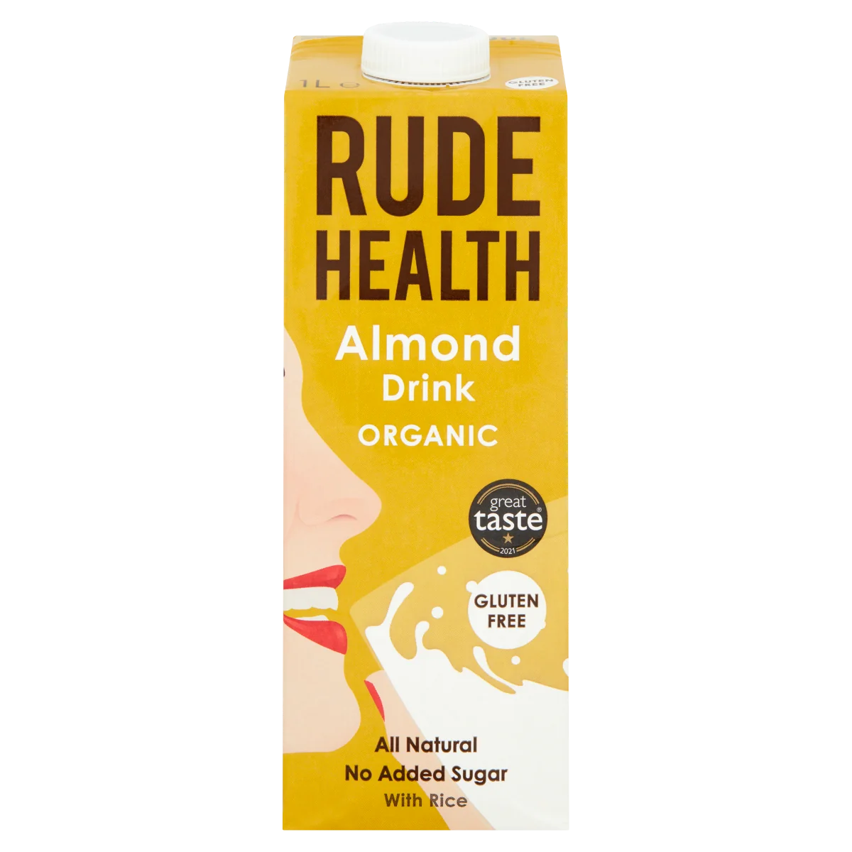 Bautura vegetala din migdale Bio, 1l, Rude Health