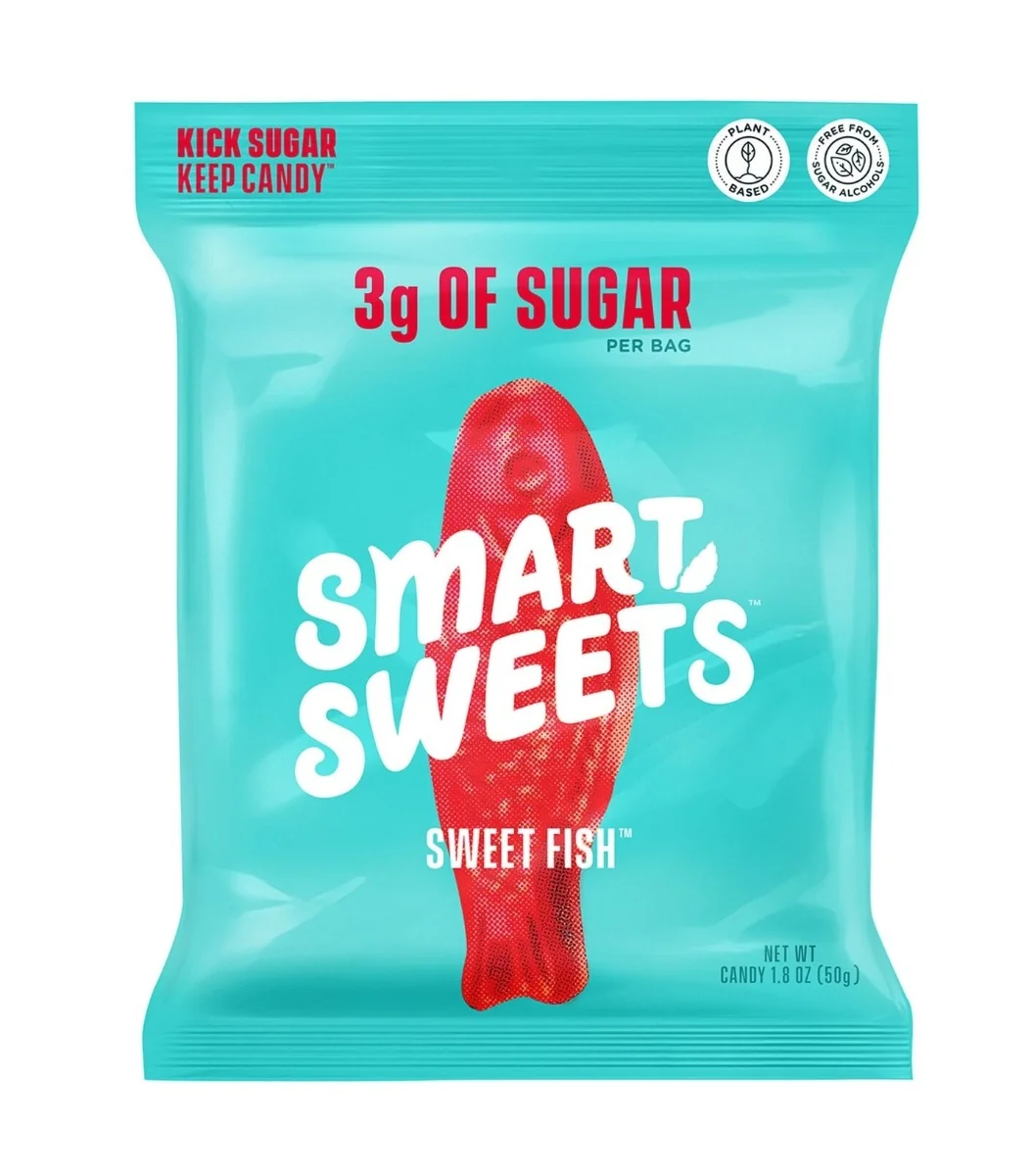 Prebiotice pestisori gumati cu aroma de fructe de padure, 50g, SmartSweets