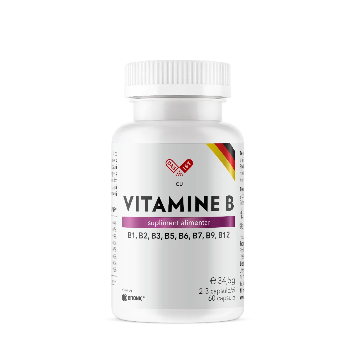 Vitamina B, 60 capsule, DAS IST