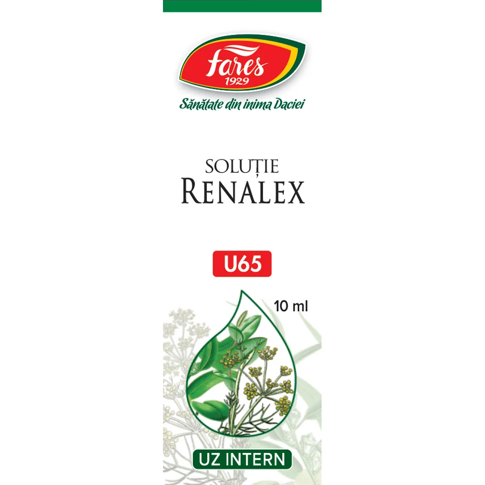 Renalex solutie U65, 10ml, Fares