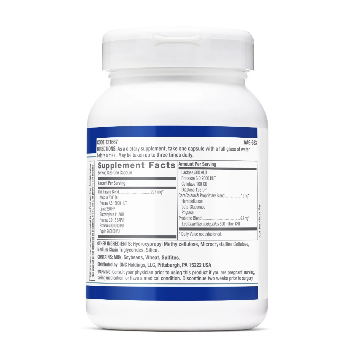 Preventive Nutrition Formula Multi-Enzime, 90 capsule, GNC