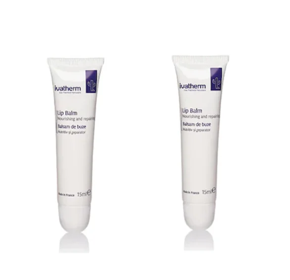 Pachet Balsam de buze 1+1 Gratuit, 2 x 15ml, Ivatherm