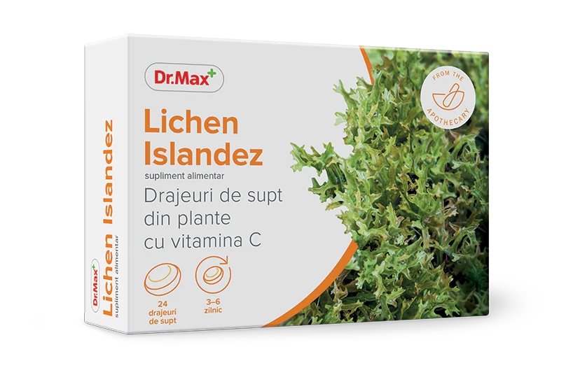 Dr. Max Drajeuri cu lichen islandez, 24 drajeuri
