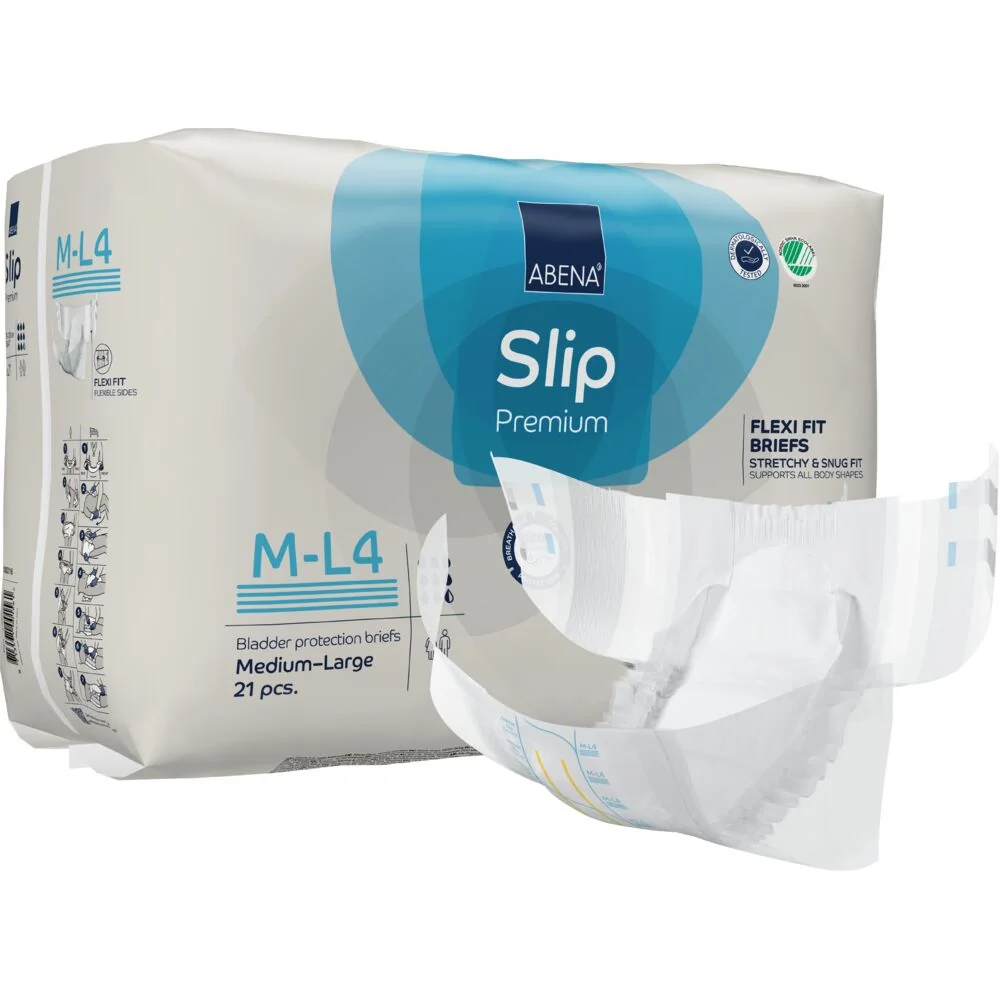 Scutece pentru adulti Flexi Fit Premium M-L4 cu absorbtie 3400ml, 21 bucati, Abena