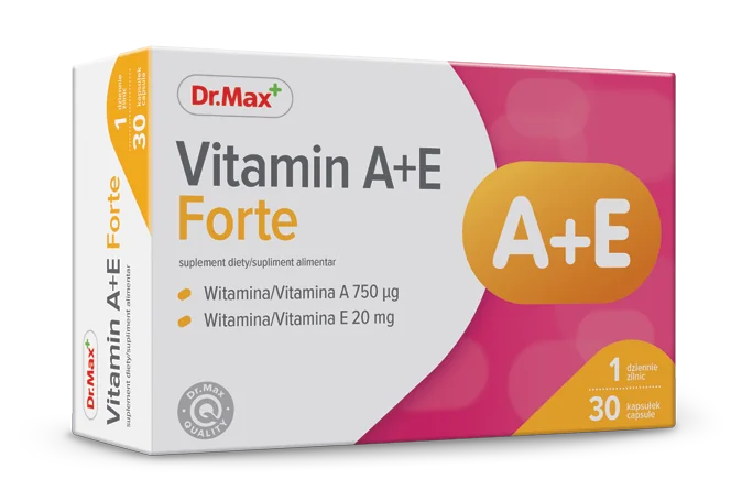 Dr. Max Vitamina A+E Forte, 30 capsule moi