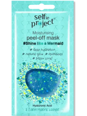 Masca exfolianta hidrat de regularizare Galaxy Shine Like A Mermaid, 12ml, Selfie Project