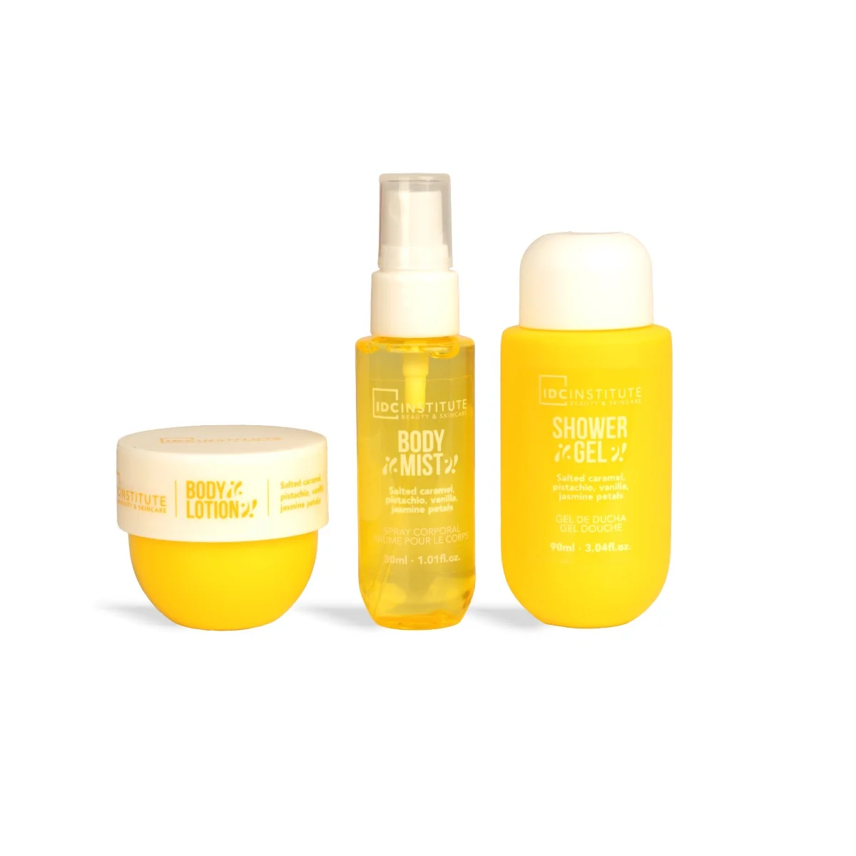 Set travel pentru ingrijirea corpului Radiant Skin, IDC Institute